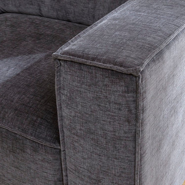 Quatropi Rupert Left-Hand Armed Modular Sofa Section Storm 110x98cm