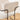 Quatropi Sasha Cord Fabric Carver Dining Chair Cream