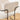 Quatropi Sasha Cord Fabric Carver Dining Chair Cream