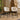 Quatropi Set of 2 Breakfast Counter Bar Stool Chairs With Backs Stone Grey Fabric