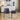 Quatropi Set of 2 Modern Carver Dining Chairs with Arms Metal Dark Grey Fabric