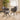 Quatropi Set of 2 Modern Industrial Swivel Velvet Dining Chairs Grey Fabric