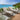 Quatropi Set of 2 Outdoor Garden Loungers Cushioned Sun Loungers Cream Aluminium