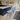 Quatropi Set of 2 Velvet Kitchen Counter Island Bar Stools with Backs Blue Fabric