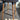 Quatropi Set of 4 Kitchen Counter Island Bar Stools with Backs Cream Fabric