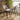 Quatropi Set of 4 Modern Kitchen Breakfast Bar Stool Chair with Back Beige Fabric