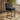 Quatropi Set of 4 Modern Kitchen Breakfast Bar Stool Chair with Back Black Fabric