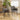 Quatropi Set of 4 Modern Kitchen Dining Room Chairs with Arms Dark Grey Fabric