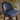 Quatropi Set of 4 Swivel Kitchen Breakfast Bar Stool Chair with Back Navy Velvet