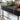 Quatropi Shagreen Console Hallway Table Black Oak 140cm