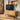 Quatropi Small Wooden TV Stand Cabinet Freestanding Wall Media Unit Light 125cm