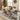 Quatropi Solid Natural Wood Dining Table With 6 Chairs Dining Set Mink 190cm