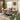 Quatropi Solid Natural Wood Dining Table With 6 Chairs Dining Set Mink 190cm