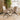 Quatropi Solid Natural Wood Dining Table With 8 Chairs Dining Set Mink 190cm