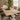 Quatropi Solid Natural Wood Dining Table With 8 Chairs Dining Set Mink 190cm