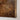 Quatropi Square Modern Lotus Framed Wall Artwork Gold & Brown 50x50cm