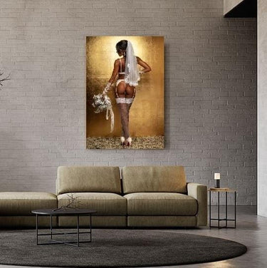 Quatropi Stunning Large photographic 1000 x 1500 Acrylic Art The Bride 9112