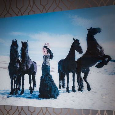 Quatropi Stunning Large photographic 800 x 1200 Acrylic Art Snow White GN7866