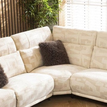 Quatropi Sydney Corner Modular Sofa Section Cream Pattern 120x120cm