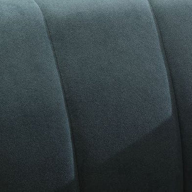 Quatropi Teal Velvet For The Deco Corner Bench and Chairs