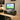Quatropi TV Stand / Cabinet / Unit Black Oak, Black Glass Top, Alum 1.3mtr 701