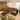Quatropi U Shape Corner Sofa Footstool Chaise 6 Seater Sectional Sofa Brown 6R