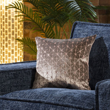Quatropi Velvet Starburst Scatter Cushion Pillow 430 x 430mm Square Blush Mink
