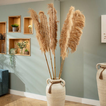 Quatropi Verdura Decorative Pampass Grass 5-Piece Set Natural