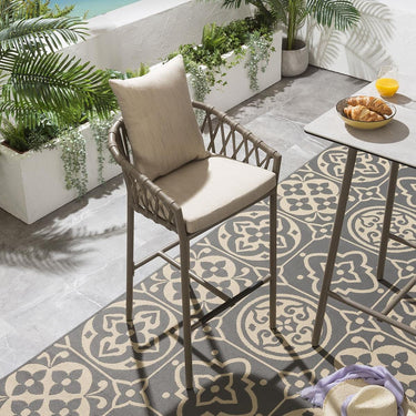 Quatropi Verity Garden Bar Stool - Beige