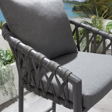 Quatropi Verity Garden Bar Stool - Grey