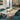 Quatropi White Ceramic Dining Table And 6 Chairs Teal Velvet Dining Set 180cm