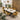 Quatropi White Ceramic Extend Table With 6 Gorgeous Yellow Swivel Chairs