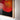 Quatropi Wide Modern Lotus Framed Wall Artwork Black & Red 200x70cm