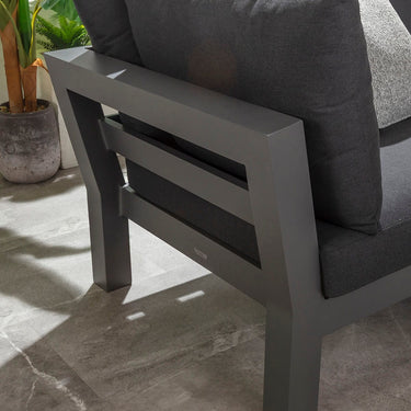 Quatropi Zara Modular 2-Seater Middle Section Mono Grey 164x93cm