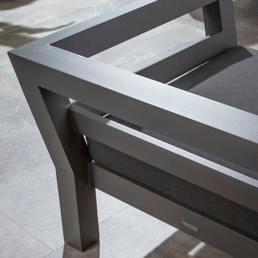Quatropi Zara Modular 2-Seater Middle Section Mono Grey 164x93cm