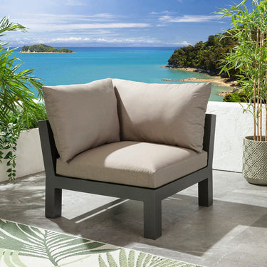 Quatropi Zara Modular Corner Section Coffee Beige 93x93cm
