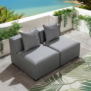 Quatropi Zeus Modular Middle Section Grey 70x90cm