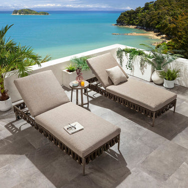 Quatropi ZIGZAG-LOUNGER-BROWN-X2