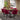 Quatropi Zoe 6 Seat Solid Wood Herringbone Dining Set Red Stained Wood