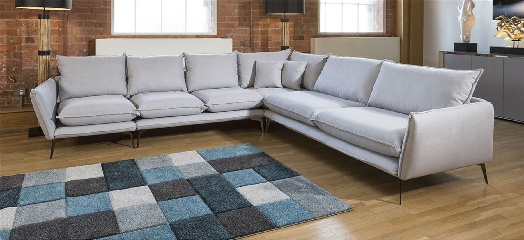 Quatropi Amazing Rachel Large Corner Modular Sofa Many Fabrics 3.2 x 3.05m