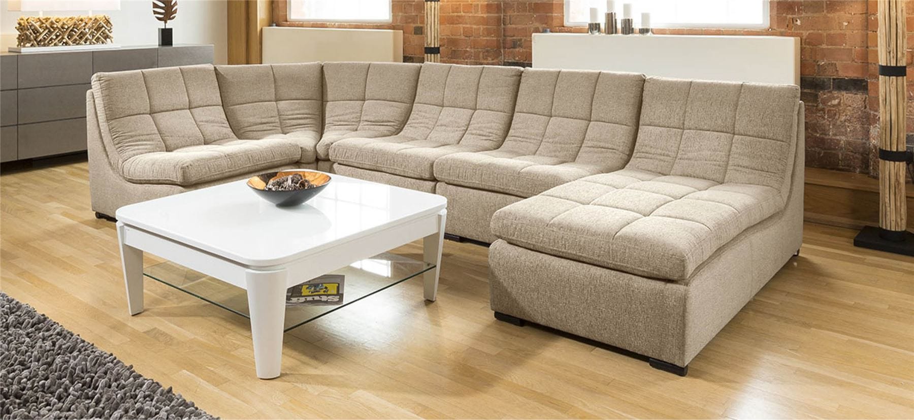 Quatropi Quatropi Designer Relax Range Corner Sofa Luxury 5 Seater L3