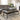 Quatropi Quatropi Coffee Table Rectangle Smoked Oak Wood Finish & Rifle Grey Metal Legs