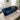 Quatropi Navy Velvet Sofa 220cm - 3 Seater Modern Chesterfield Style Tufted