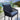 Quatropi 2 Modern Aluminium Metal Outdoor Garden High Bar Stools Chairs Blue