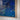 Quatropi 2-Piece Square Abstract Framed Wall Artwork Set Blue 120x60cm