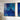 Quatropi 2-Piece Square Abstract Framed Wall Artwork Set Blue 120x60cm