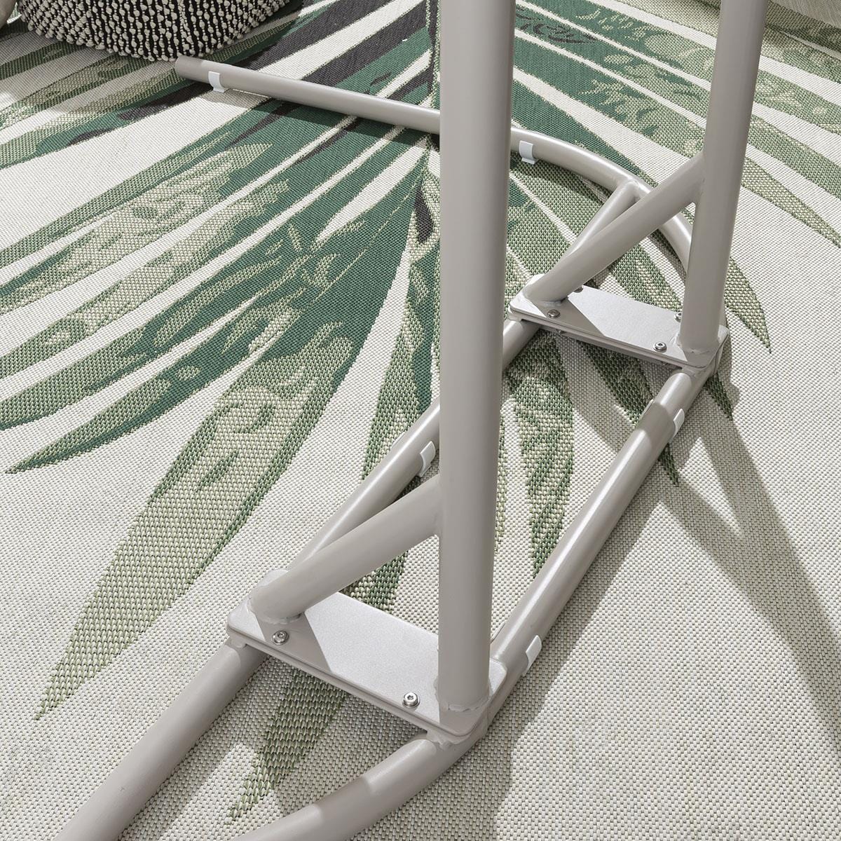 Quatropi 2 Rope Hanging Chair Single & Hammock Set - Cream