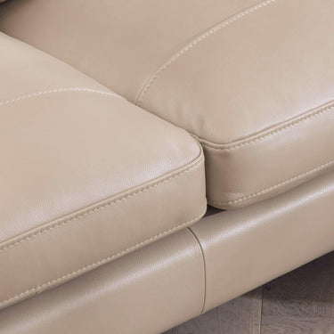 Quatropi 2 Seater Modern Luxury Sofa - Real Leather Options - 165cm In Stock