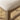 Quatropi 2 Seater Small Round Solid Wood Dining Table and Chair Dining Set Cream