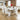 Quatropi 2 White Faux Leather Cantilever Dining Chairs High Back Cushioned Seat